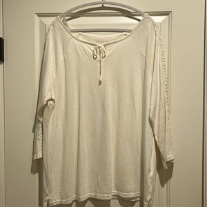 Talbots Cream Pullover